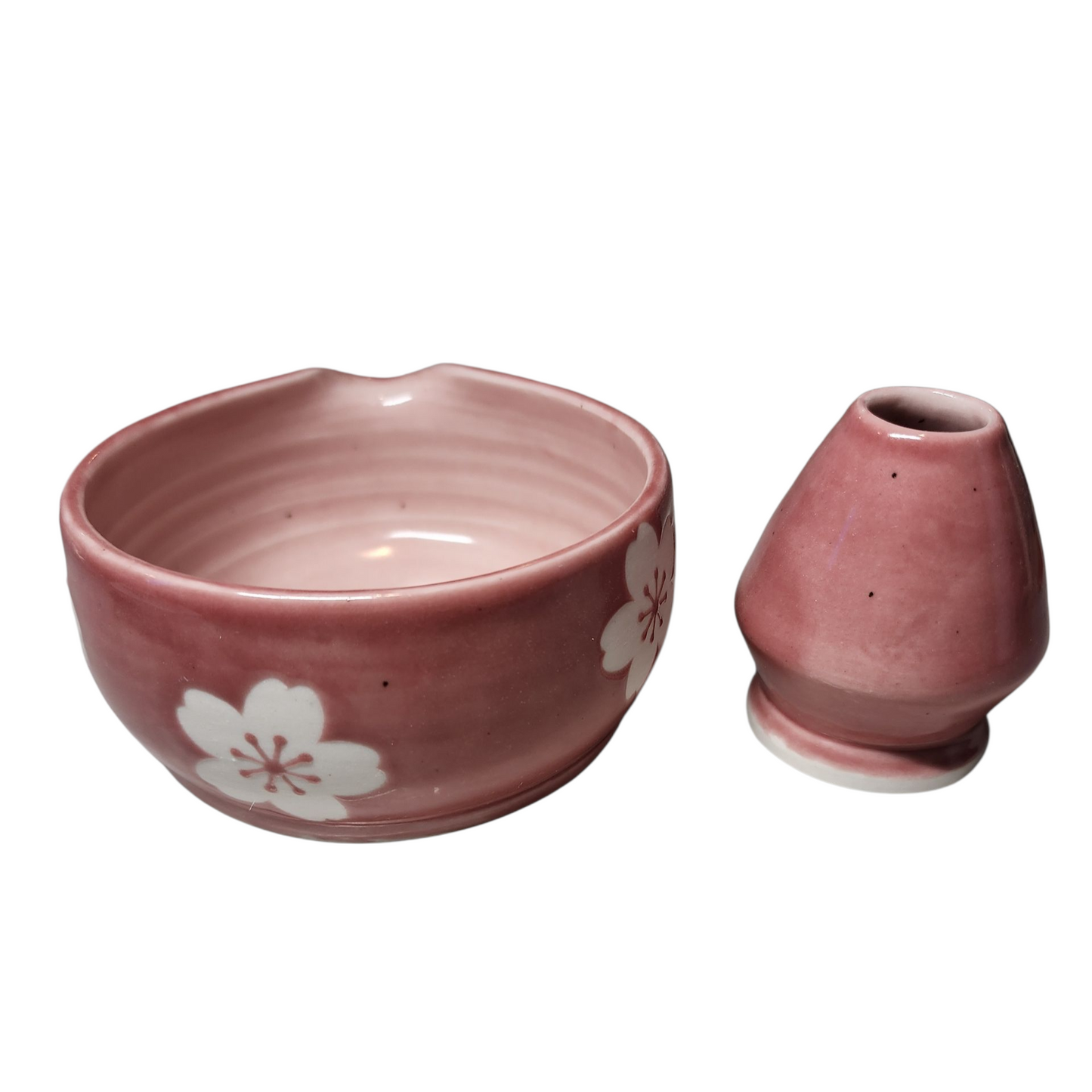 Sakura Matcha Bowl & Whisk Holder